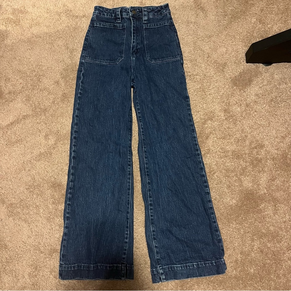 High Rise Wide Leg Jeans